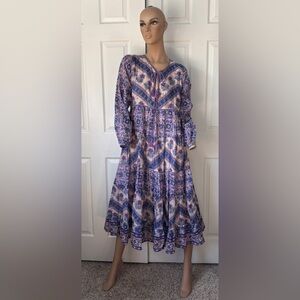 NWOT Blue Boheme Boho Dress
